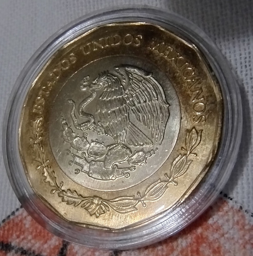 Moneda De 20 Pesos Conmemorativa Emiliano Zapata 1919 - 2019 (Usado)