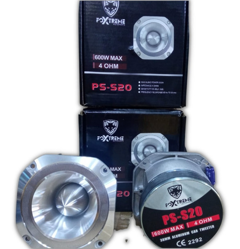 Par De Tweeter Fox Xtreme Mod. Ps-s20 4 Pulgadas 600 Watts