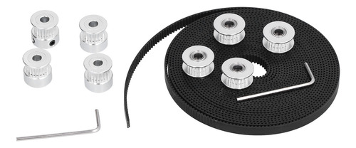 Kit De Ruedas Síncronas Con Polea Para Correa Dentada Gt2, A