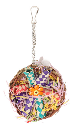 Bamboo Shred Toys Der Colorful Paper Silk Wedwheel Bird