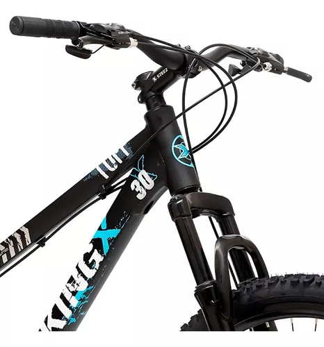 Bicicleta Aro 26 Vikingx 21 Marchas Freio Disco C/ Suspensão