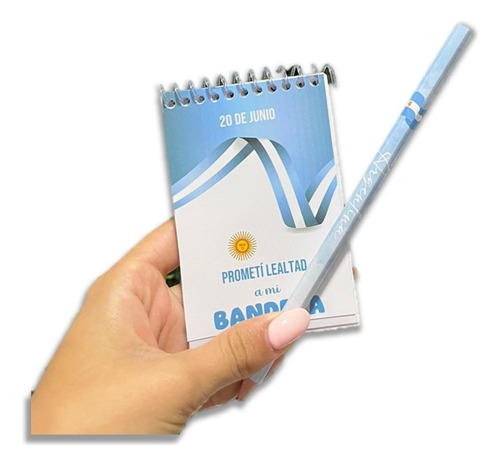 Anotador Mas Lápiz Promesa A La Bandera X30