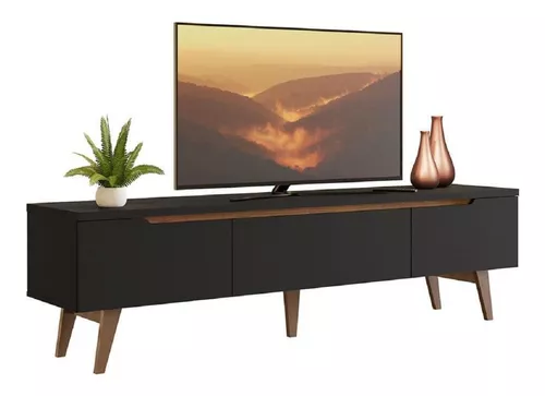 Mueble TV moderno con patas altas inclinadas, 180 см - Soto - Don