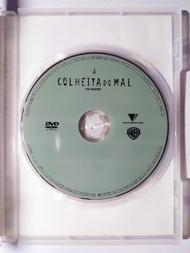 Dvd A Colheita Do Mal Hilary Swank The Reaping Original 2007