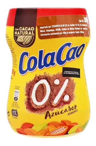 Saborizante Colacao 0% Azúcar 300g