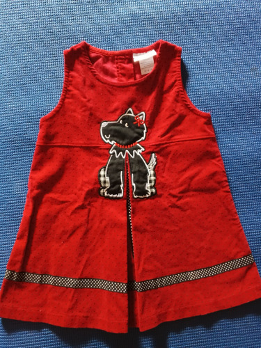 Vestido De Bebé Niña Color Rojo Nuevo.