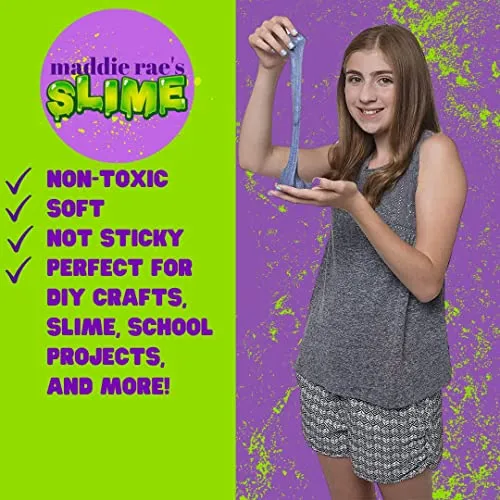Arcilla Maddie Rae Slime (20 Pk), Fórmula De Espuma Ef...