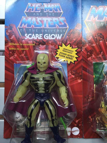 Masters Of The Universe Origins Scareglow Y Fisto (detalle)