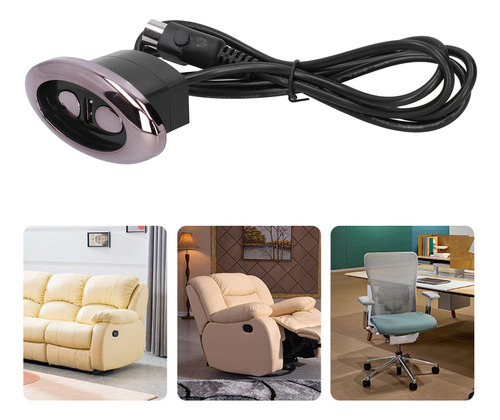 Controlador De Sofá Reclinable Eléctrico 2 Botones 5 Pines