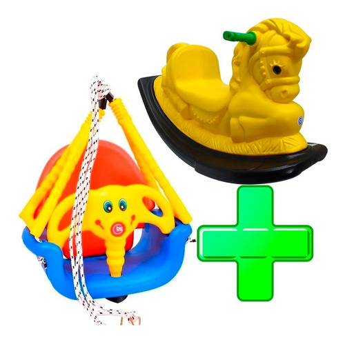 Caballito Super Mecedor Resistente + Hamaca Infant Rodacross