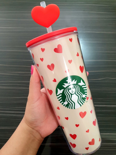 Termo Starbucks Vaso Japón San Valentin 2023 414 Ml Original
