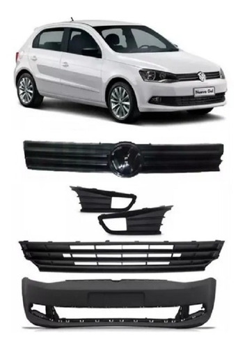 Paragolpe Vw Gol Trend Voyage 2014 2013 2015 2016 P/ Faro 