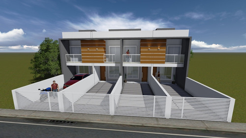 Imagem 1 de 1 de Casa - Geminada, Para Venda Em Joinville/sc - V585