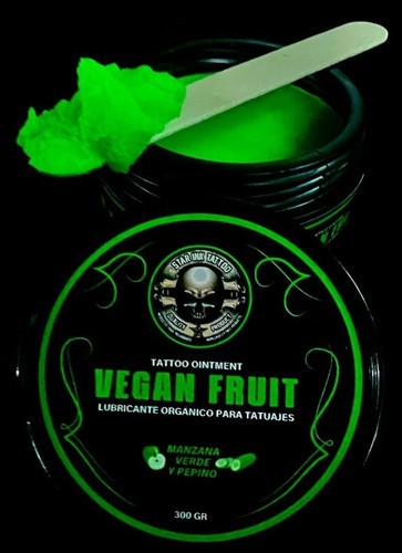 Imagen 2 de 2 de Vaselina Soft Vegan Fruit Tattoo Tatuajes
