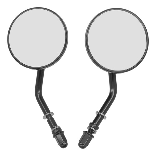 Par De Espejos Retrovisores Para Motocicleta, Redondos, Retr