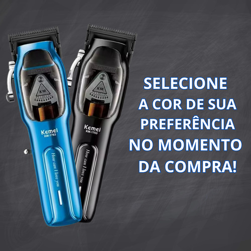 Maquina Cortar Cabelo Sem Fio Profissional Ultra Potente 10w