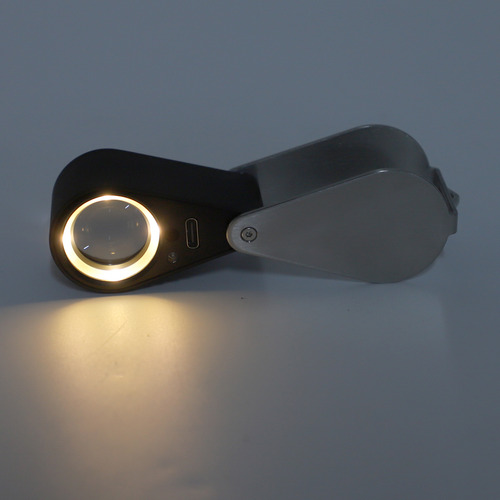Lupa Para Joalheiros Com Lupa 10x Silver Portable