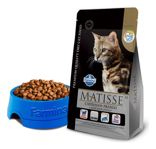 Matisse Frango Pollo Para Gatos Castrados 7,5 Kg