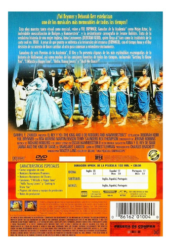 El Rey Y Yo (1956) / Yul Brynner - Deborah Kerr Dvd Nuevo