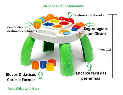 Cotiplás Mesa Infantil Didática