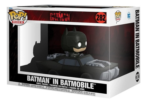 Funko Pop! Ride #282 The Batman - Batman In Batmovil (Usado)