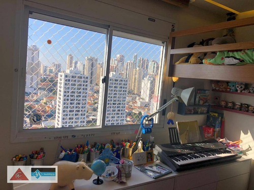 Cobertura Penthouse Com 3 Dormitórios À Venda, 127 M² Por R$ 1.295.000 - Anália Franco - São Paulo/sp - Co0324
