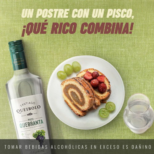 Pisco Santiago Queirolo Puro Quebranta 2l