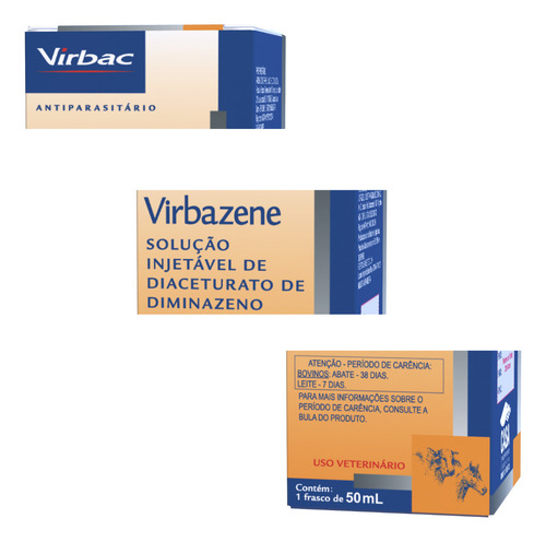 Kit Com 2 Virbac Virbazene 50 Ml