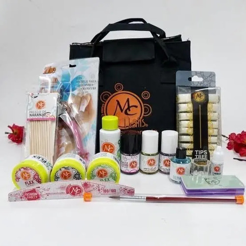 Kit Inicio Uñas Acrilica Mc Nails C/maletin Organizador 18pz | Meses sin  intereses