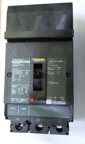 Interruptor Electromagnético Square D Schneider Hda36125
