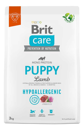 Alimento Perro Cachorro Brit Care Puppy Cordero 3kg. Np