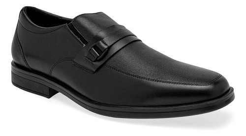 Zapato Vestir Flexi 407809 Color Negro Para Hombre Tx8