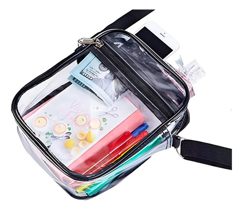 Bolsa Tipo Crossbody Elegancia Transparente 20 Pz