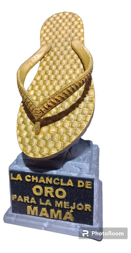 Trofeo Dia De La Madre Chancla De Oro Para La Mejor Madre