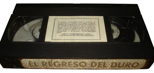 Vhs El Regreso Del Duro ( Milla Jovovich) (Usado)