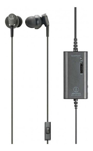 Audio-technica Ath-anc33is - Audífonos Cancelación De Ruido Color Negro