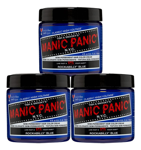 Amazonusbeauty Manic Panic Crema De Color De Cabello Semipe.