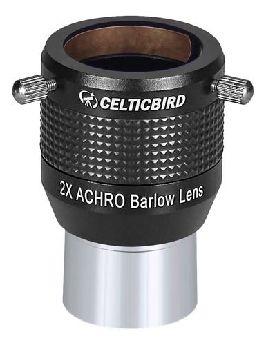 Celticbird Lente Barlow De Metal Acromatico De 1.25  2x Para