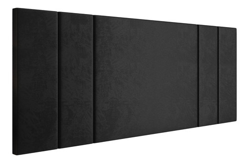 Suporte Painel Suspenso Modelo Luana 1,95 Cama Box Preto