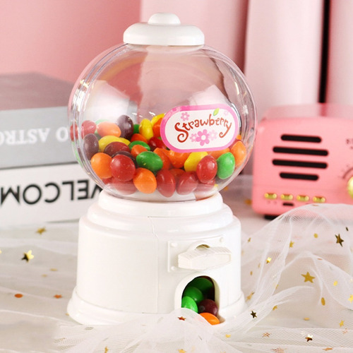 Caja De Almacenamiento De Monedas Mini Máquina De Doces Gumb