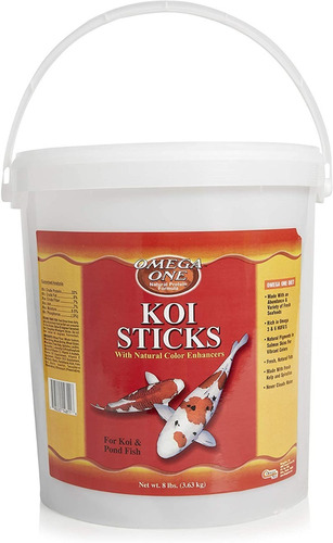 Comida Koi Sticks Omega One 8lb - g a $128
