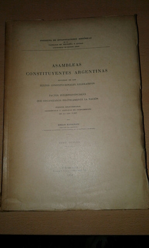 Asambleas Constituyentes Argentinas . Tomó 5to. 1861-1879 