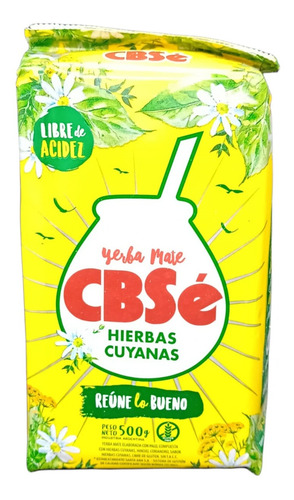 Yerba Mate Hierbas Cuyanas Paquete 500gr Cbse