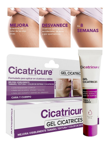 Gel Desvanecedor Cicatrices Cicatricure 30g Pack2