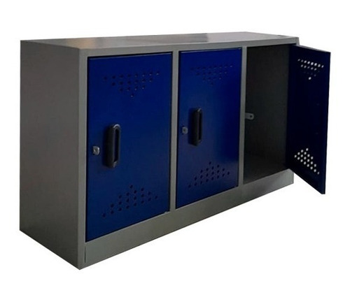 Locker Pared 3 Puestos / Locker Metalico 3 Pts