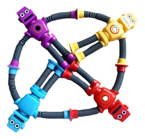 Brinquedo Antiestresse Com Ventosa E Tubo Extensível