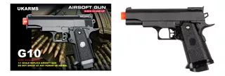 Pistola Chica Ukarms G10 Balin De Plástico 6mm Airsoft