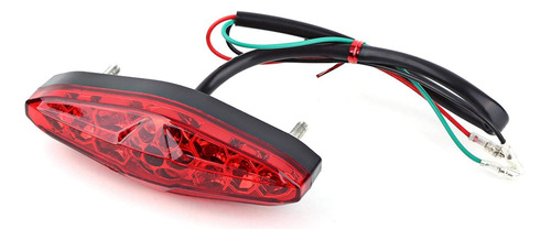 Luz Trasera Motocicleta 12 V 15 Led Freno Cuatrimoto Roja