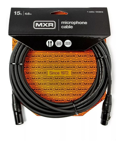 Cable Xlr Mxr Dcm15 Canon/canon 4,6 Mts Micrófono Oferta!!!