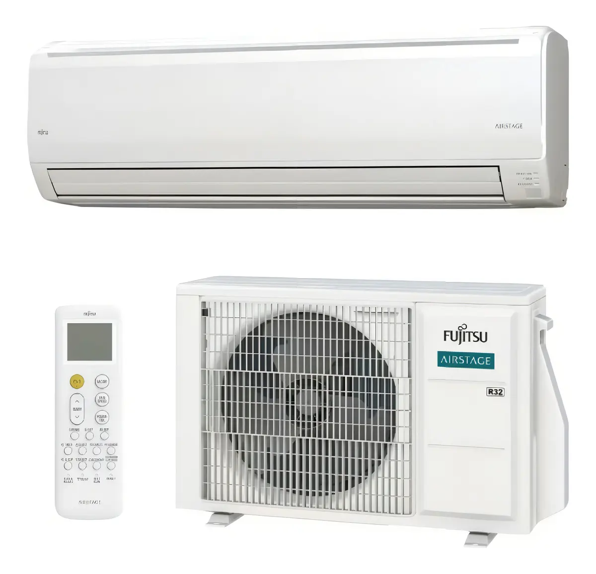 Ar Condicionado Split Hi Wall Inverter R-32 Fujitsu Airstage Premium 18.000 BTUs Frio